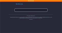 Desktop Screenshot of bio-best.com